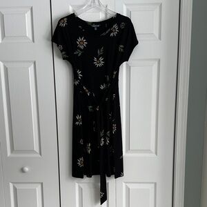 Toad&Co Floral Black Dress